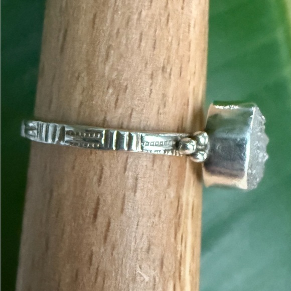 925 Vintage Druzy Ring - Picture 9 of 9